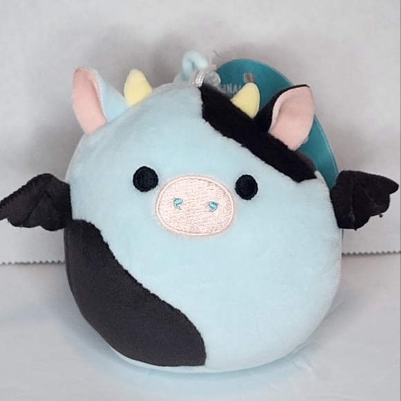 CLEARY 🍓 Strawberry Cow Lengendary Collection Clips Original Squishmallow ☆ NWT - Picture 5 of 7